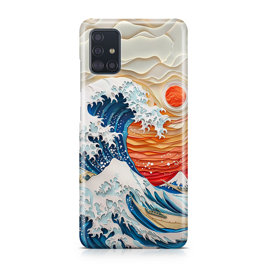 The Great Wave Off Paper Art Galaxy A51 / A71 Case