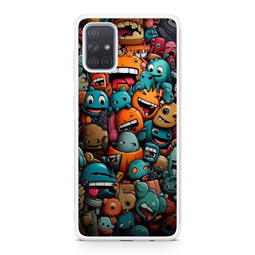 Chaos Chuckles Invasion Galaxy A51 / A71 Case