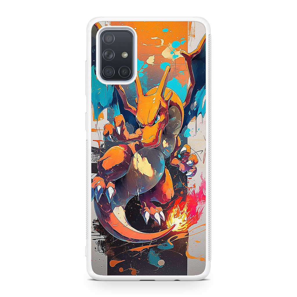 Charizard Inferno on Canvas Galaxy A51 / A71 Case