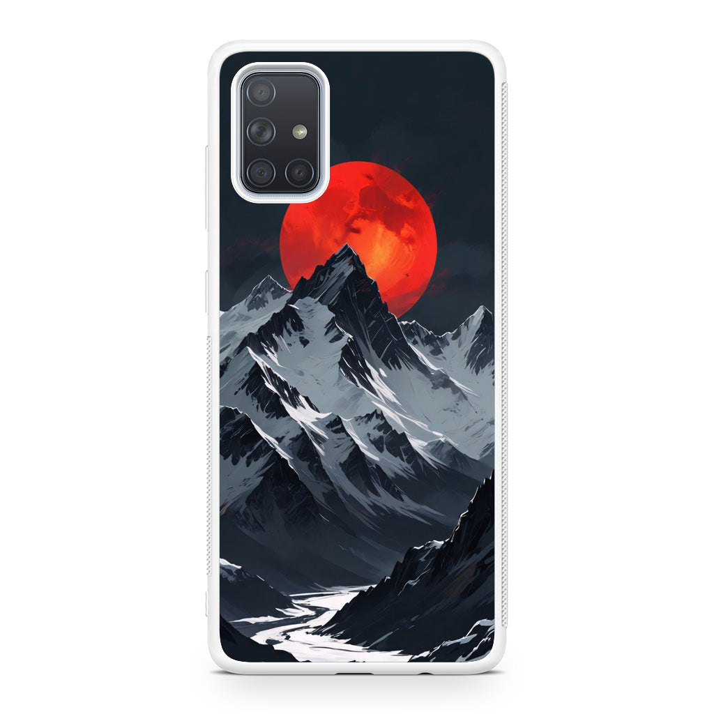 Crimson Eclipse The Mountain Galaxy A51 / A71 Case