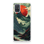 Crimson Moon Over Silent Peaks Galaxy A51 / A71 Case