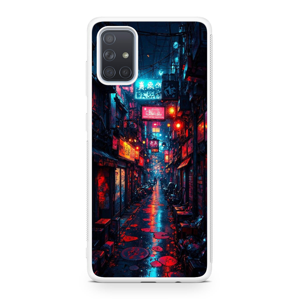 Neon Veins Of The Cyber City Galaxy A51 / A71 Case