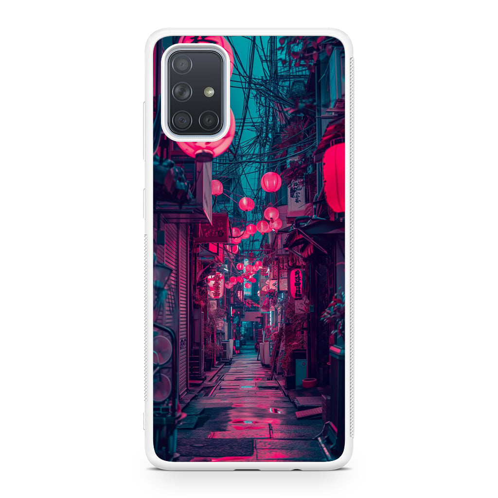 Neon Veins of the Night Market Galaxy A51 / A71 Case