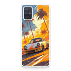 Turbo Dreams in Neon Palms Galaxy A51 / A71 Case