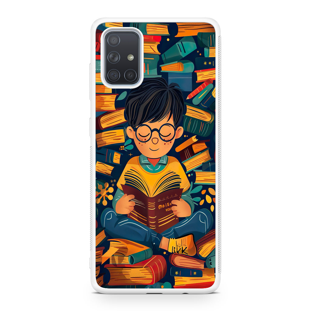 Universe of The Bookworm Galaxy A51 / A71 Case