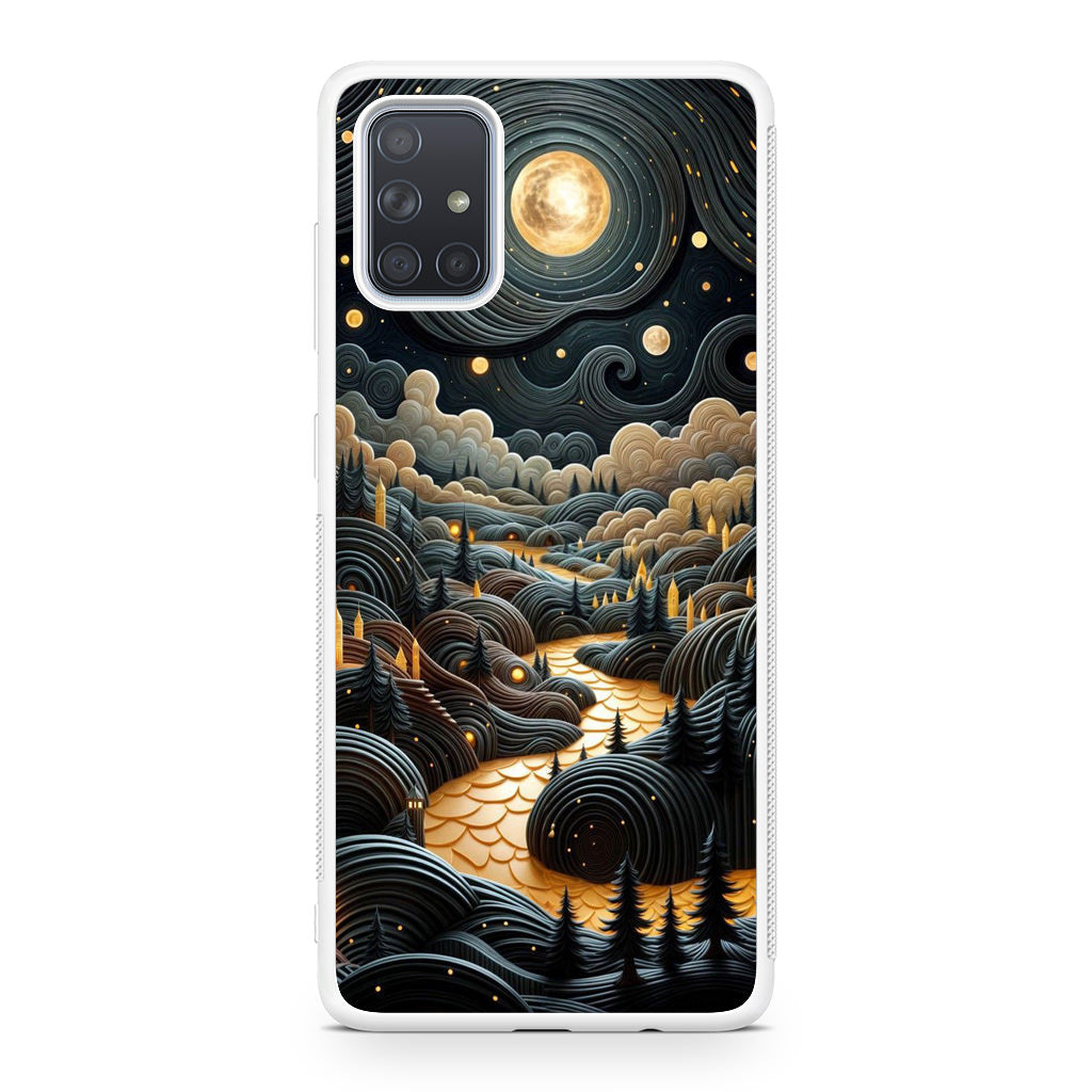 Whispers of the Lunar Valley Galaxy A51 / A71 Case