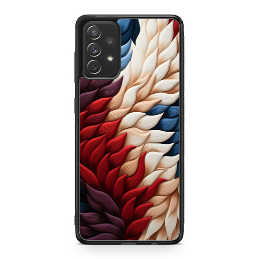 Colorful Feathers Art Samsung Galaxy A53 5G Case