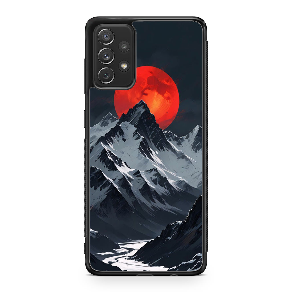 Crimson Eclipse The Mountain Samsung Galaxy A53 5G Case