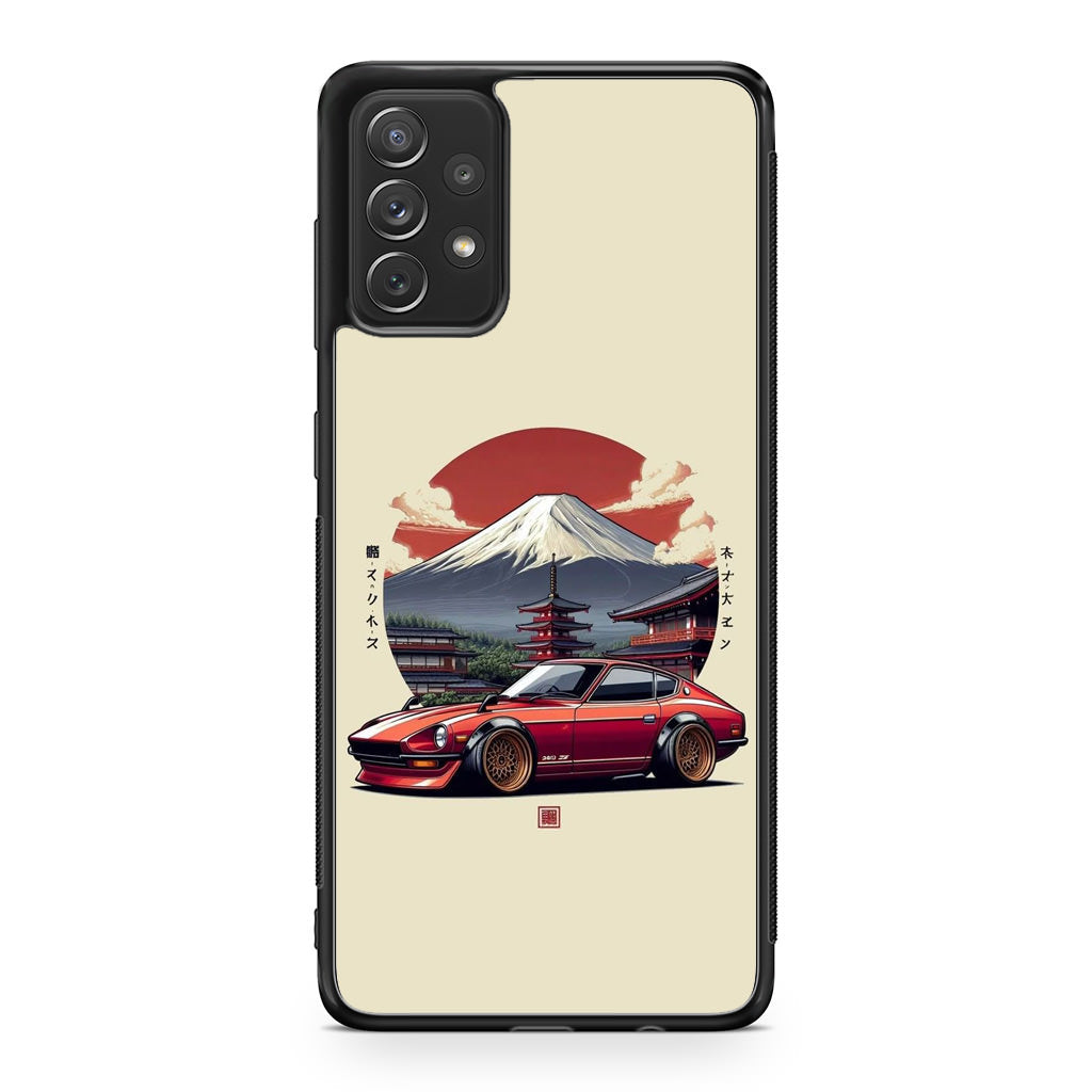 Fuji Fastback Racing the Rising Sun Samsung Galaxy A53 5G Case