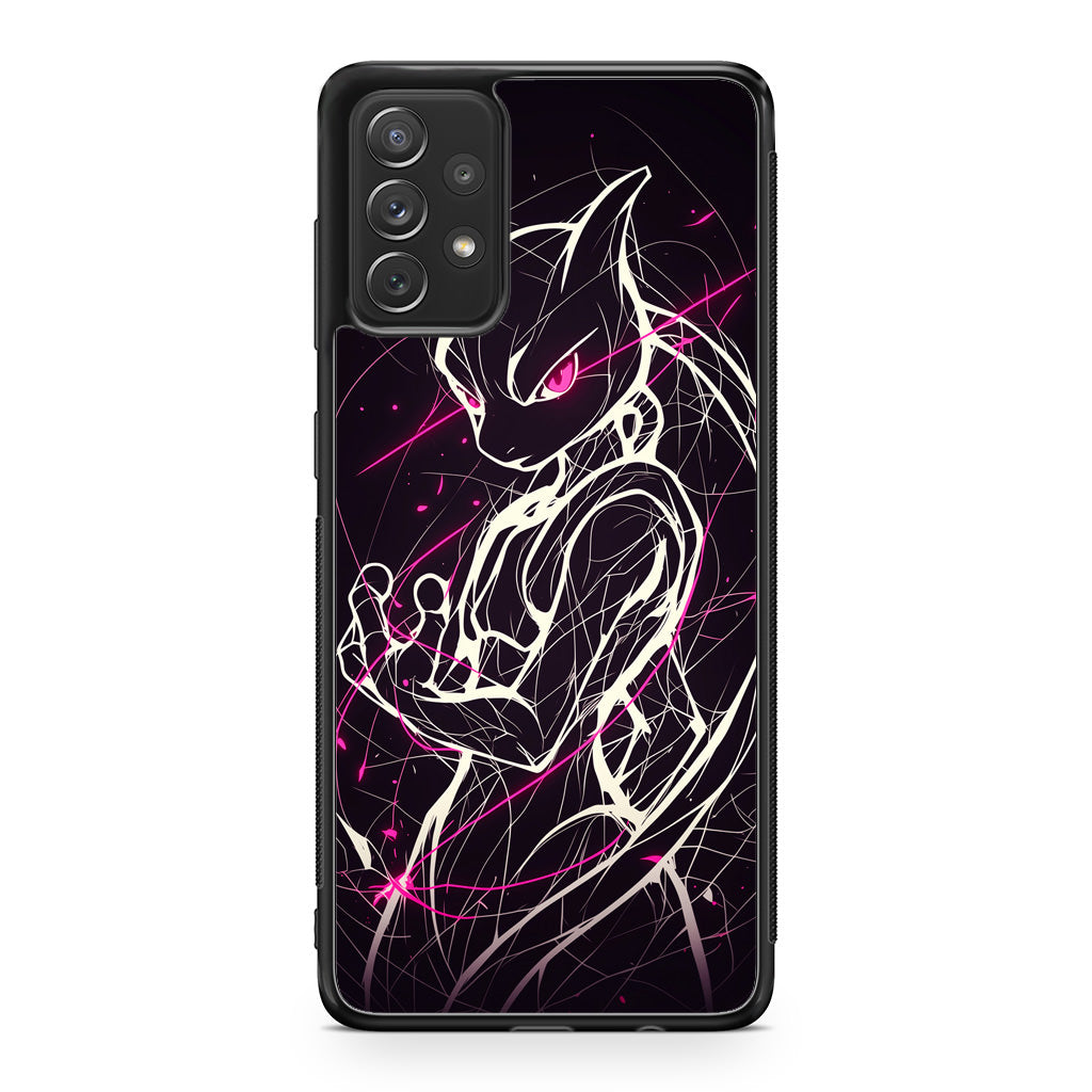 Mewtwo Cosmic Energy Galaxy A23 5G Case