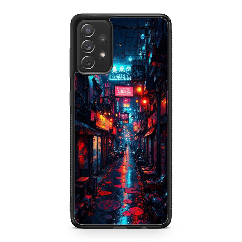 Neon Veins Of The Cyber City Samsung Galaxy A53 5G Case