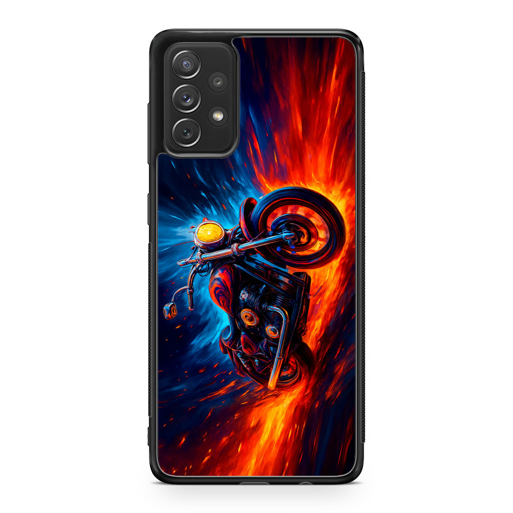 Ride Through Fire and Ice Samsung Galaxy A53 5G Case