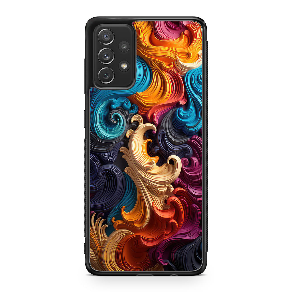 The Dance of Abstract Waves Samsung Galaxy A53 5G Case