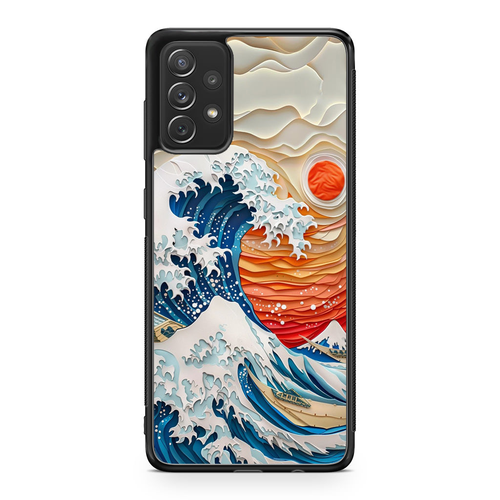 The Great Wave Off Paper Art Galaxy A32 / A52 / A72 Case