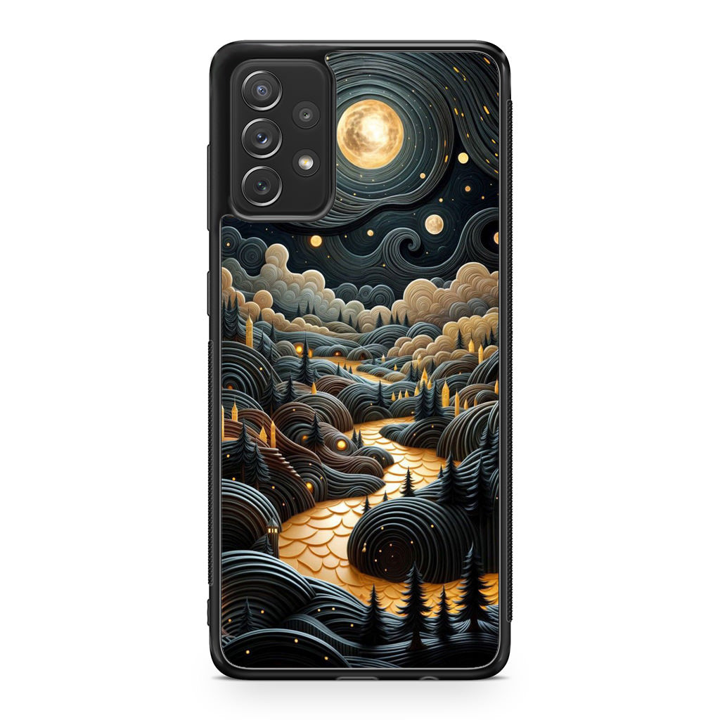 Whispers of the Lunar Valley Samsung Galaxy A53 5G Case