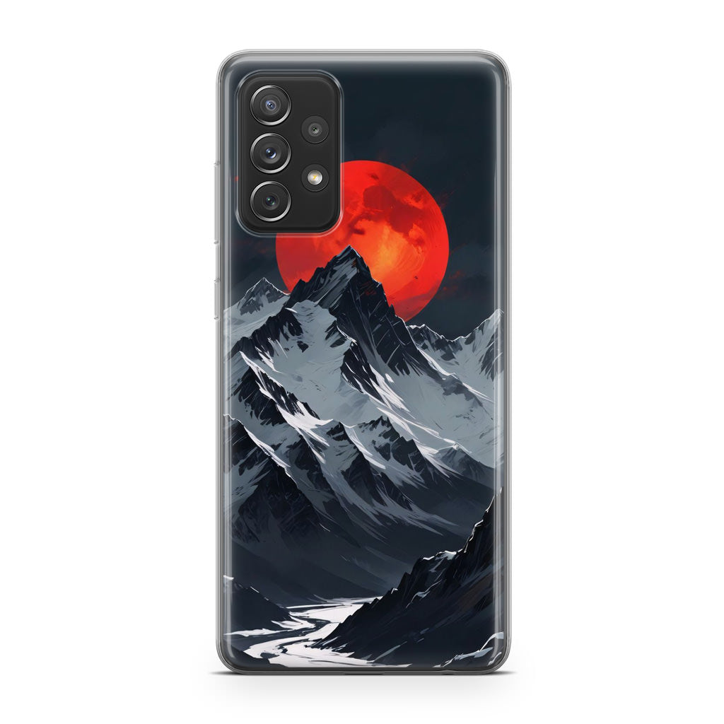Crimson Eclipse The Mountain Galaxy A32 / A52 / A72 Case