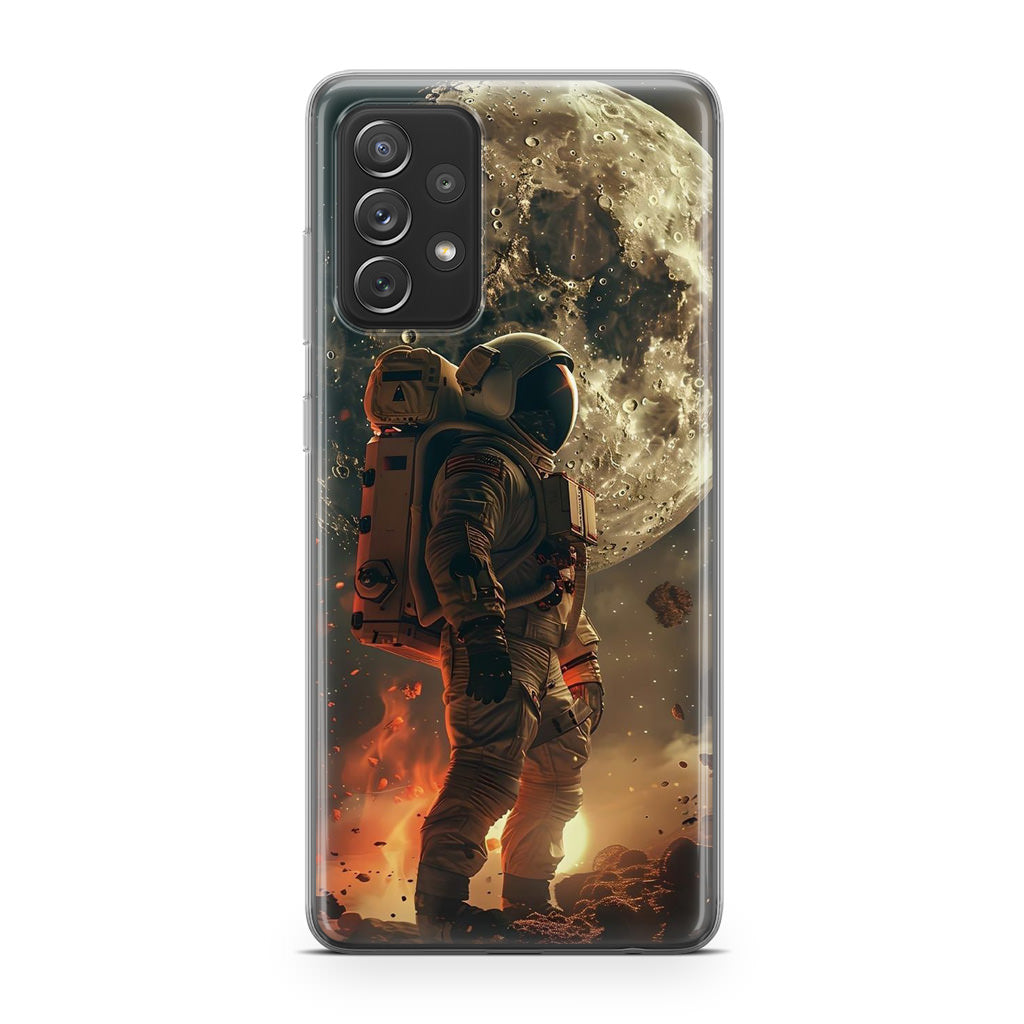 Lunar Sentinel Guardian of the Void Galaxy A23 5G Case