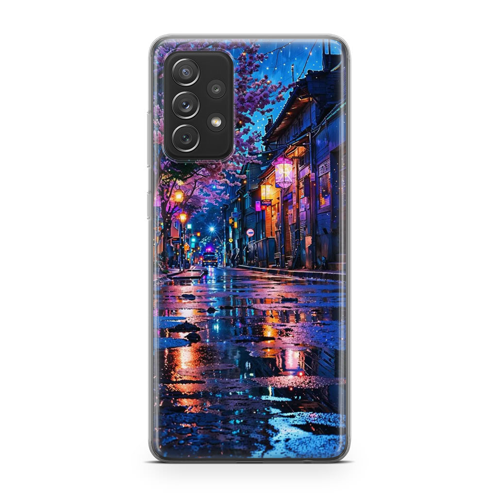 Midnight Sakura Glow Galaxy A23 5G Case