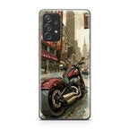 Motorcycle In Tokyo Streets Samsung Galaxy A53 5G Case