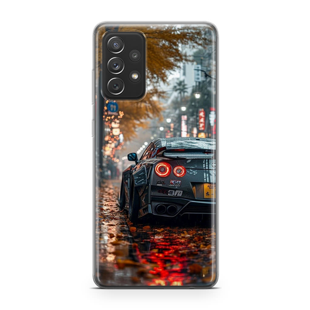 Neon Drift Autumn Streets Samsung Galaxy A53 5G Case