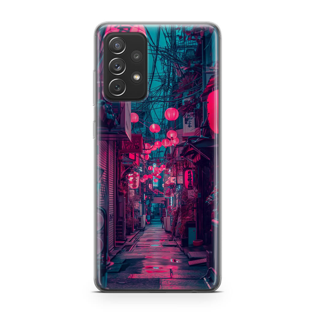 Neon Veins of the Night Market Galaxy A32 / A52 / A72 Case