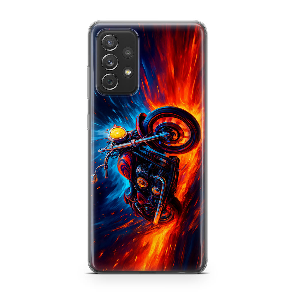 Ride Through Fire and Ice Galaxy A23 5G Case