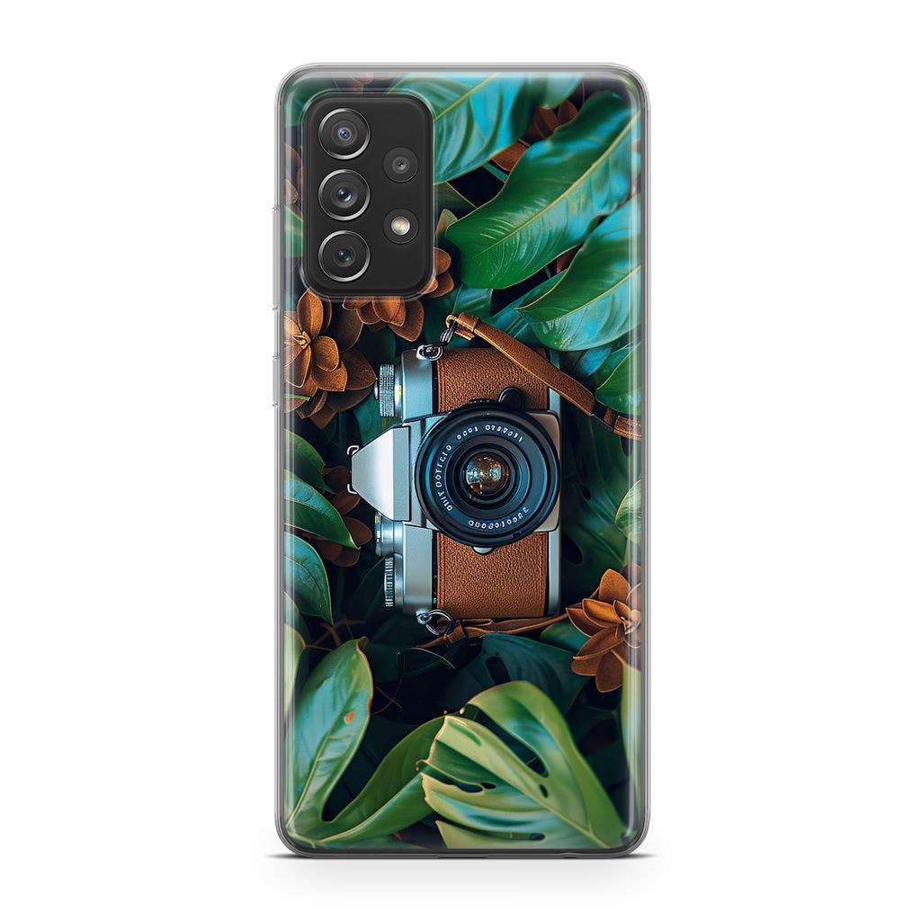 The Lens Between Leaves Samsung Galaxy A53 5G Case