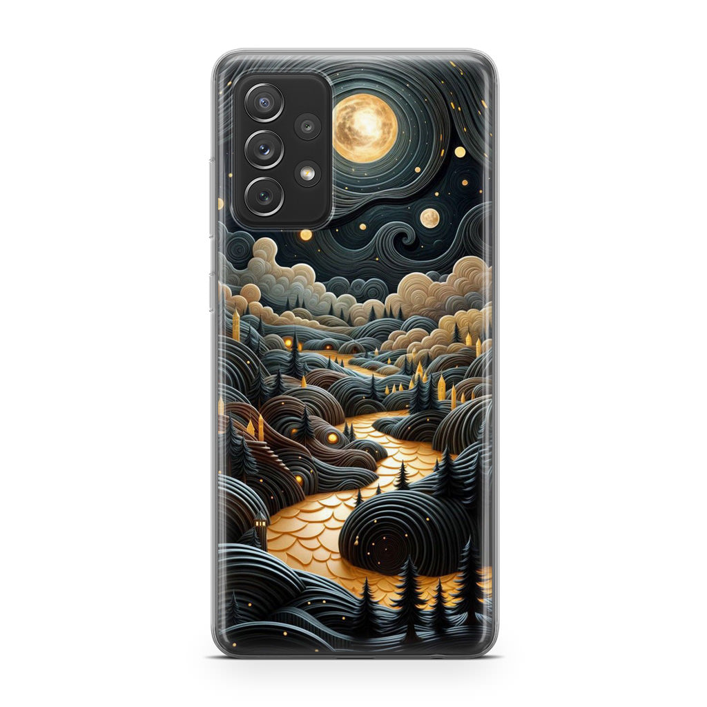 Whispers of the Lunar Valley Galaxy A23 5G Case