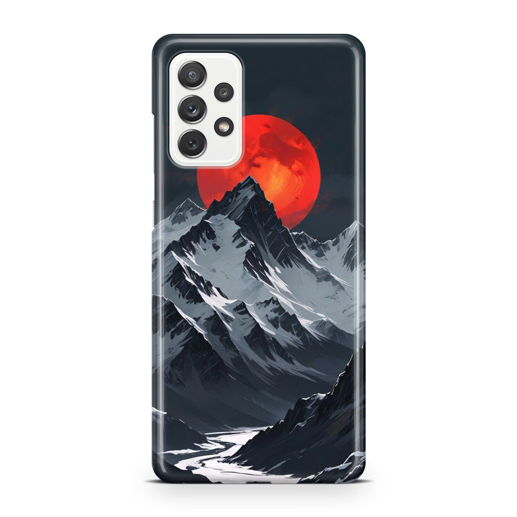 Crimson Eclipse The Mountain Galaxy A32 / A52 / A72 Case