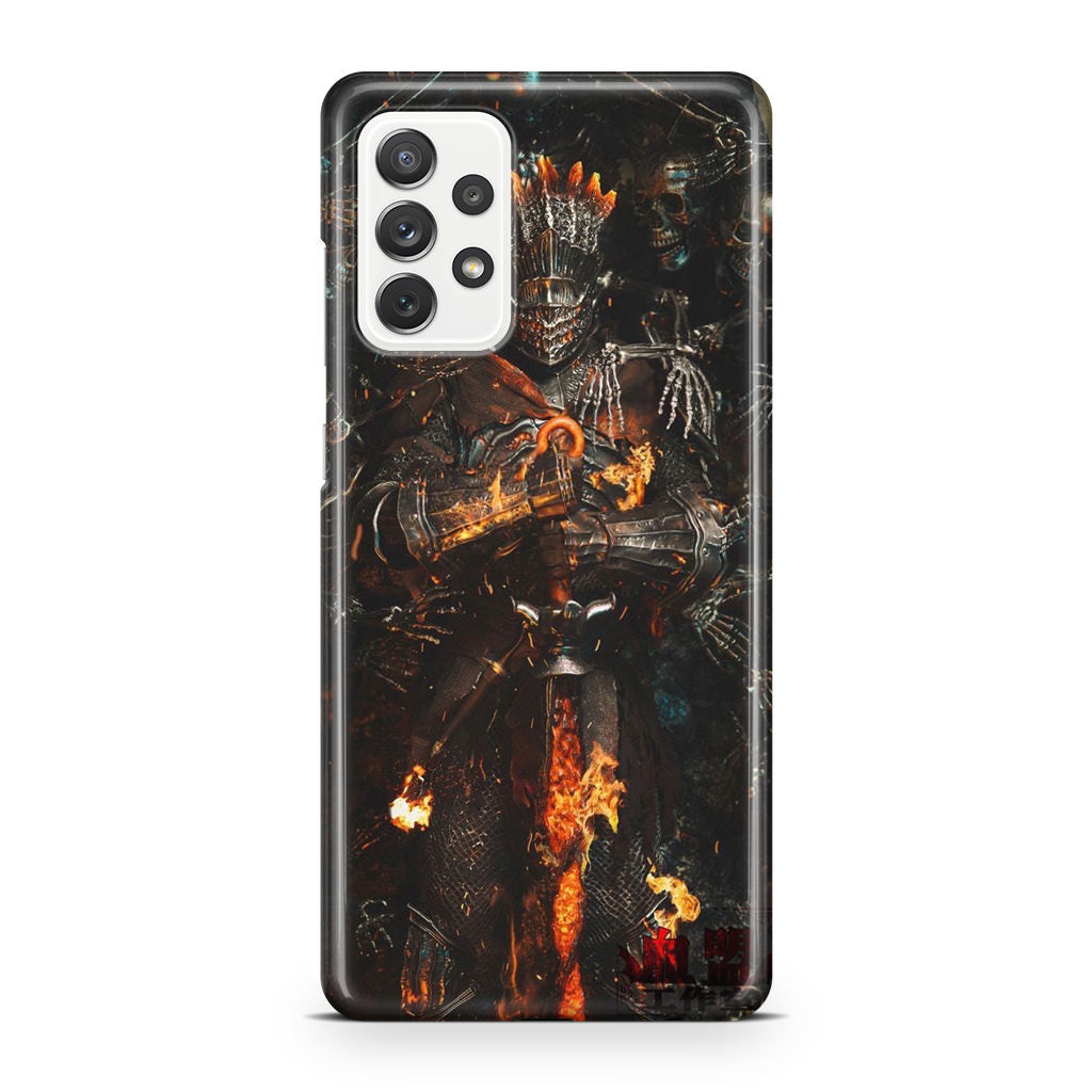 Ember King Warden Cursed Flame Galaxy A32 / A52 / A72 Case