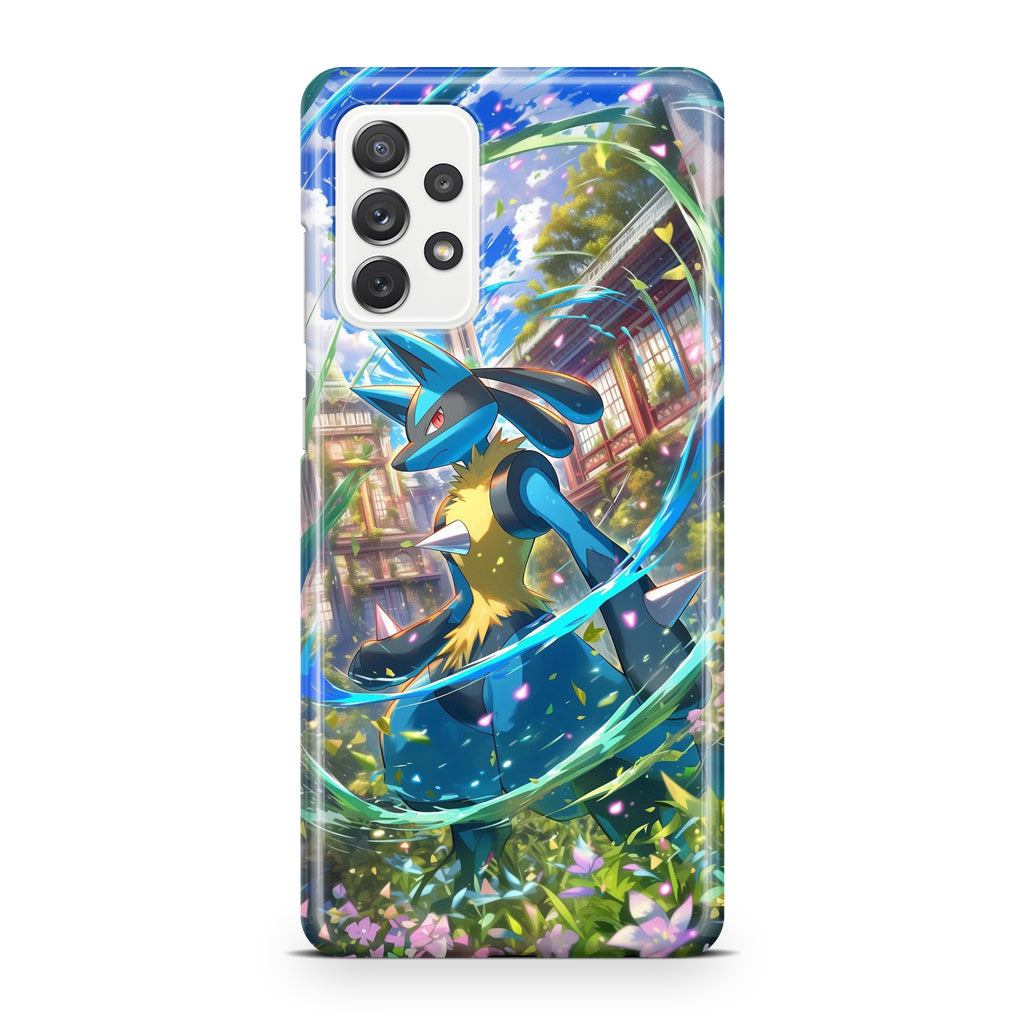 Lucario Precognitive Aura Galaxy A32 / A52 / A72 Case