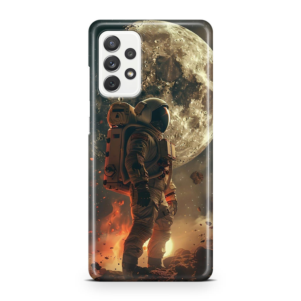 Lunar Sentinel Guardian of the Void Galaxy A23 5G Case