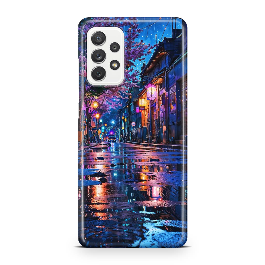 Midnight Sakura Glow Galaxy A23 5G Case