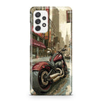 Motorcycle In Tokyo Streets Galaxy A32 / A52 / A72 Case