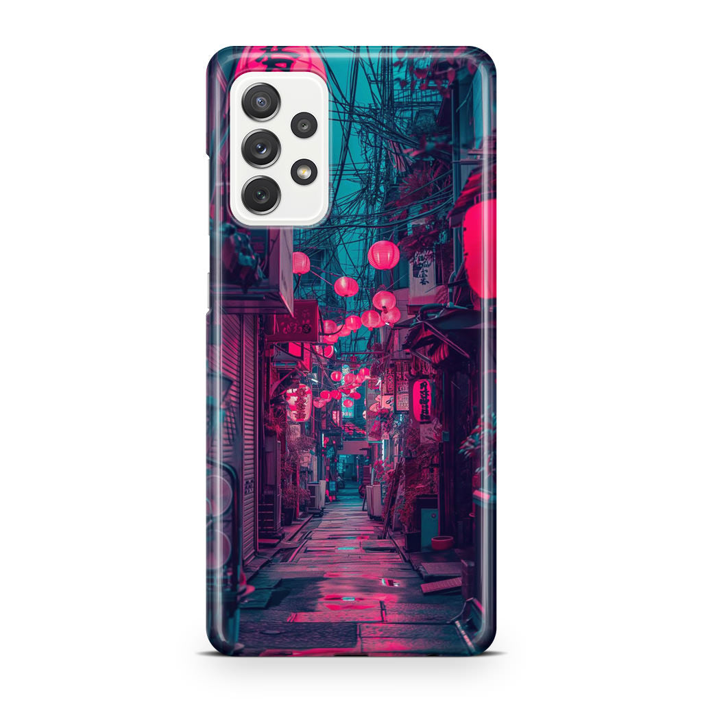 Neon Veins of the Night Market Galaxy A32 / A52 / A72 Case