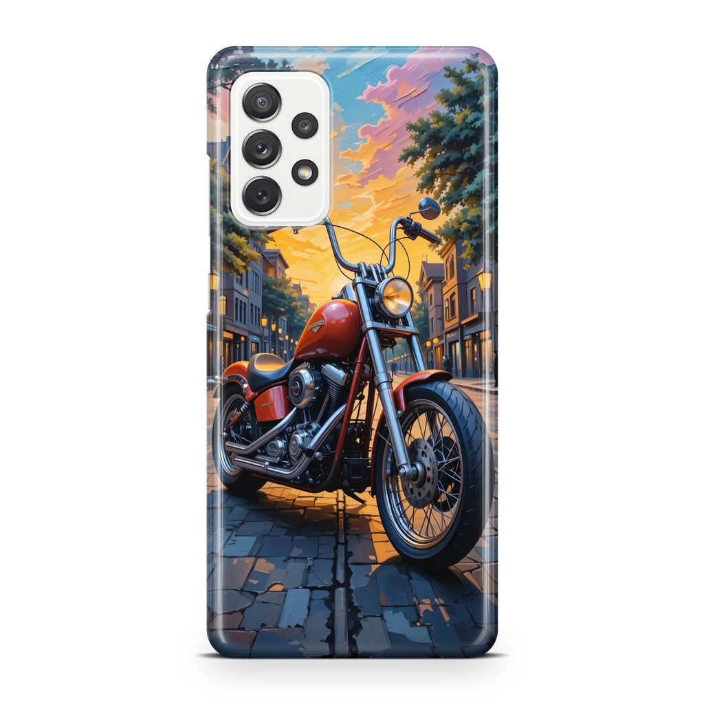 Sunset Thunder Ride Into the Glow Galaxy A23 5G Case