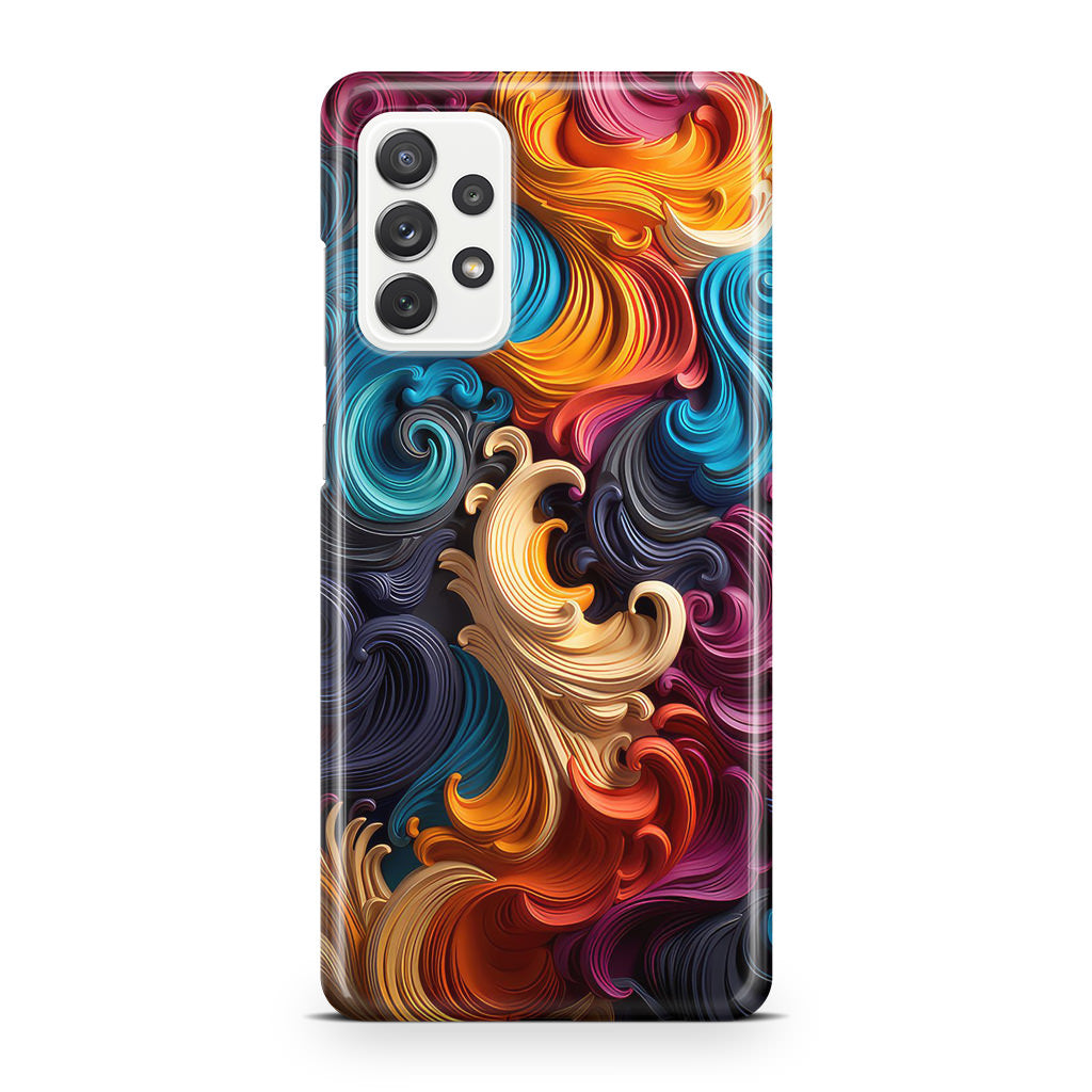 The Dance of Abstract Waves Galaxy A23 5G Case
