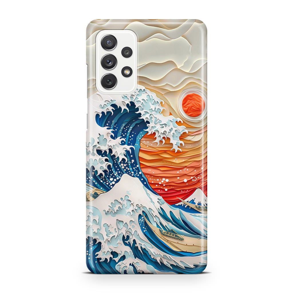 The Great Wave Off Paper Art Galaxy A23 5G Case