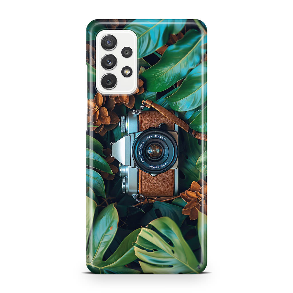 The Lens Between Leaves Galaxy A23 5G Case