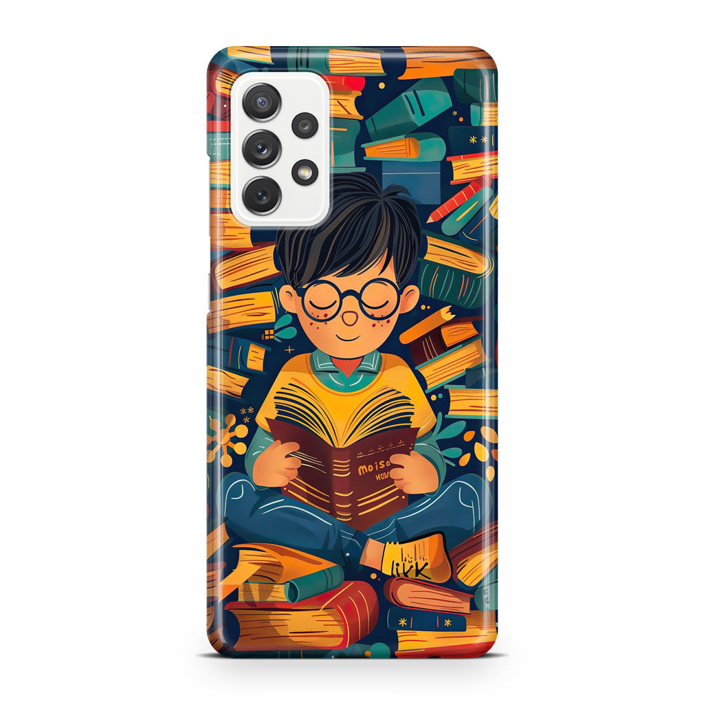 Universe of The Bookworm Galaxy A23 5G Case