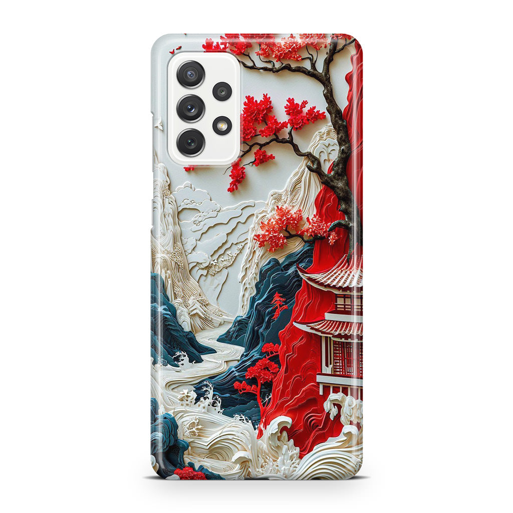 Whispers of the Crimson Zen Galaxy A23 5G Case