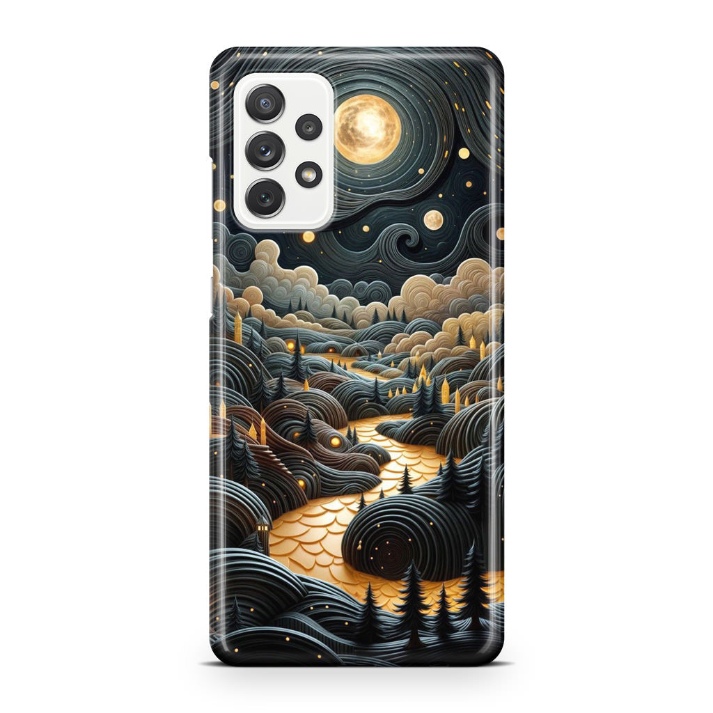 Whispers of the Lunar Valley Galaxy A23 5G Case