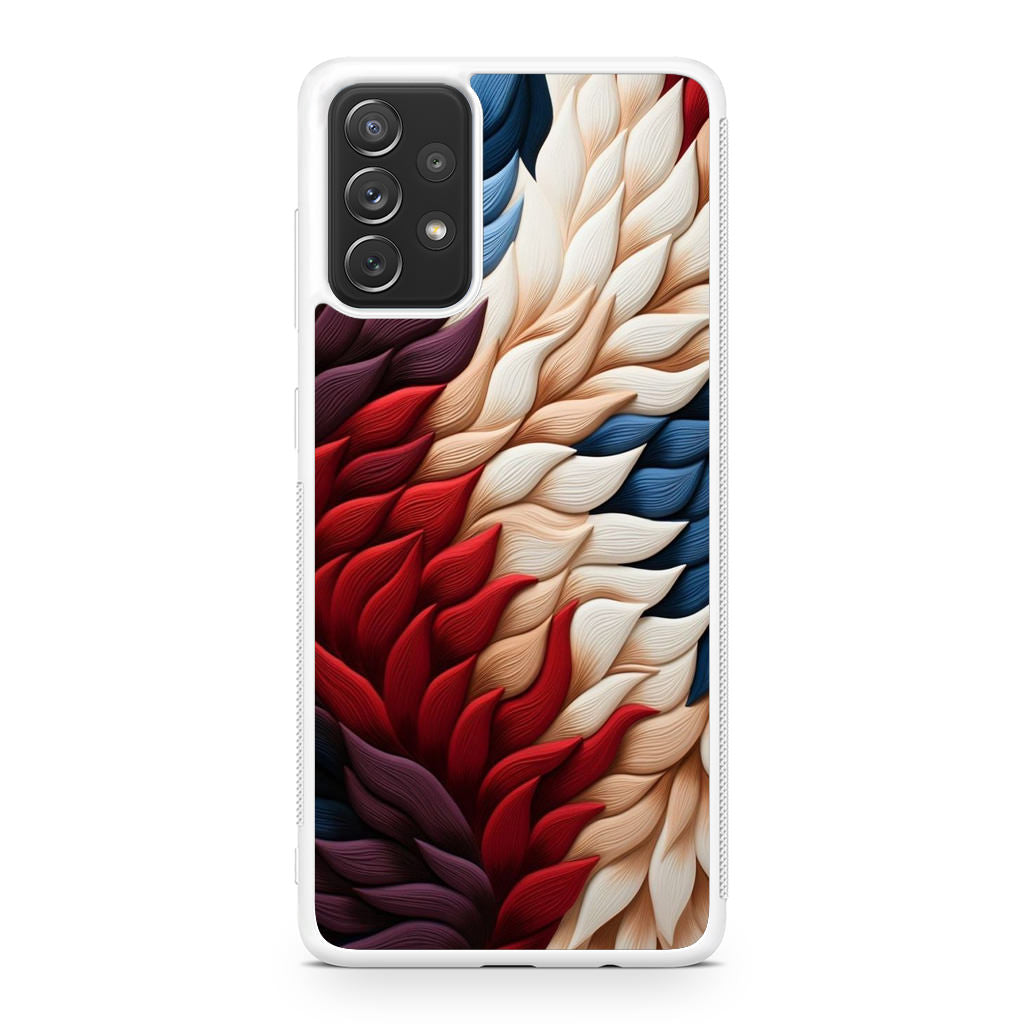 Colorful Feathers Art Galaxy A32 / A52 / A72 Case