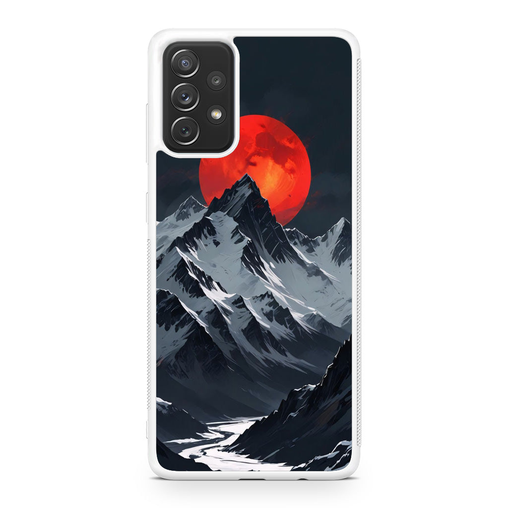 Crimson Eclipse The Mountain Galaxy A32 / A52 / A72 Case