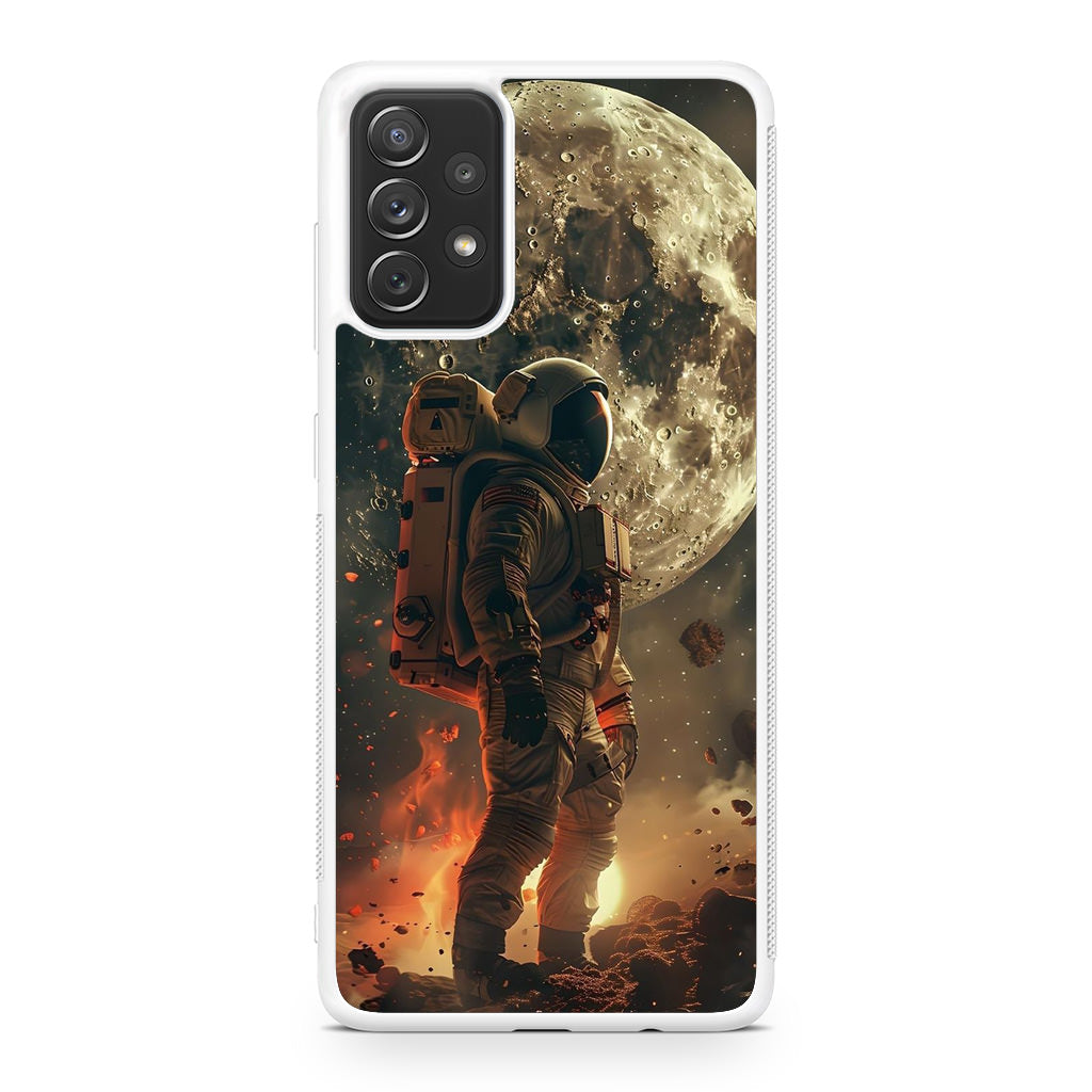Lunar Sentinel Guardian of the Void Galaxy A23 5G Case