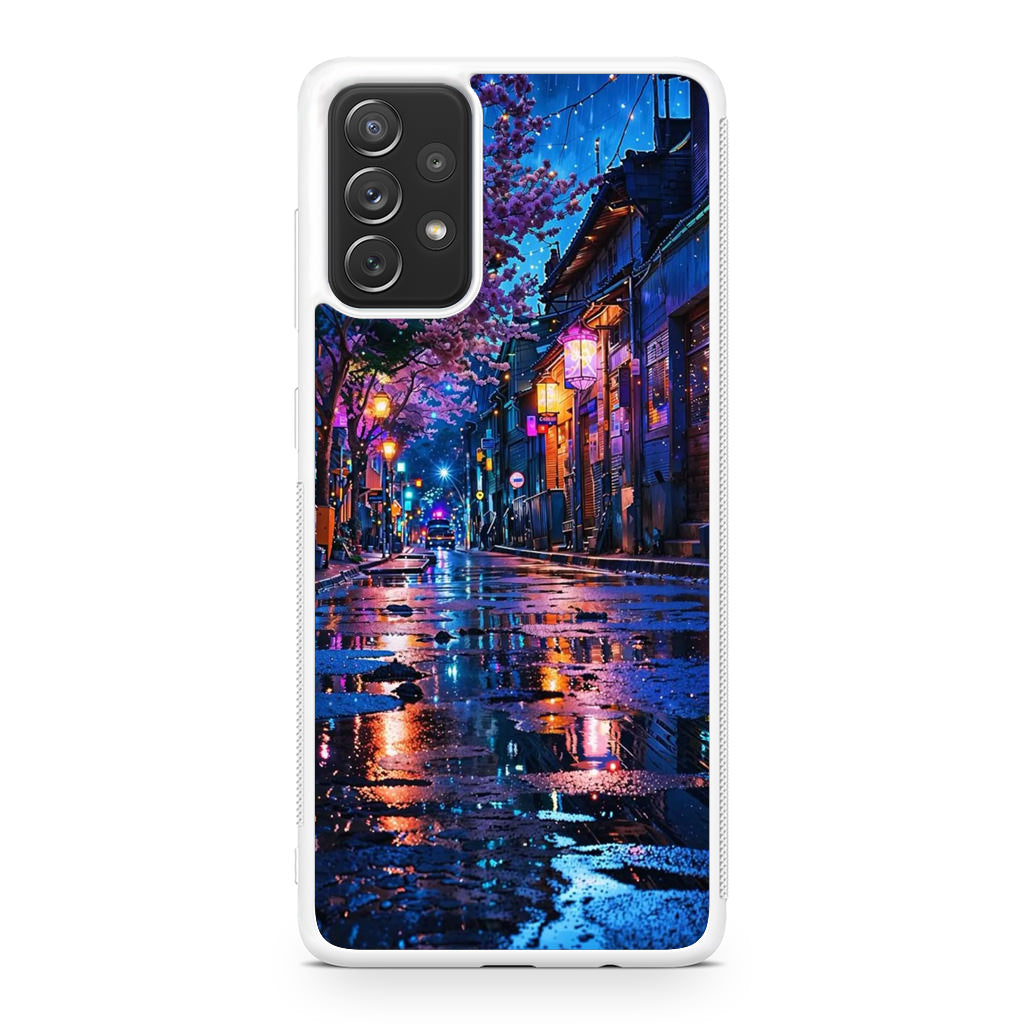 Midnight Sakura Glow Galaxy A23 5G Case