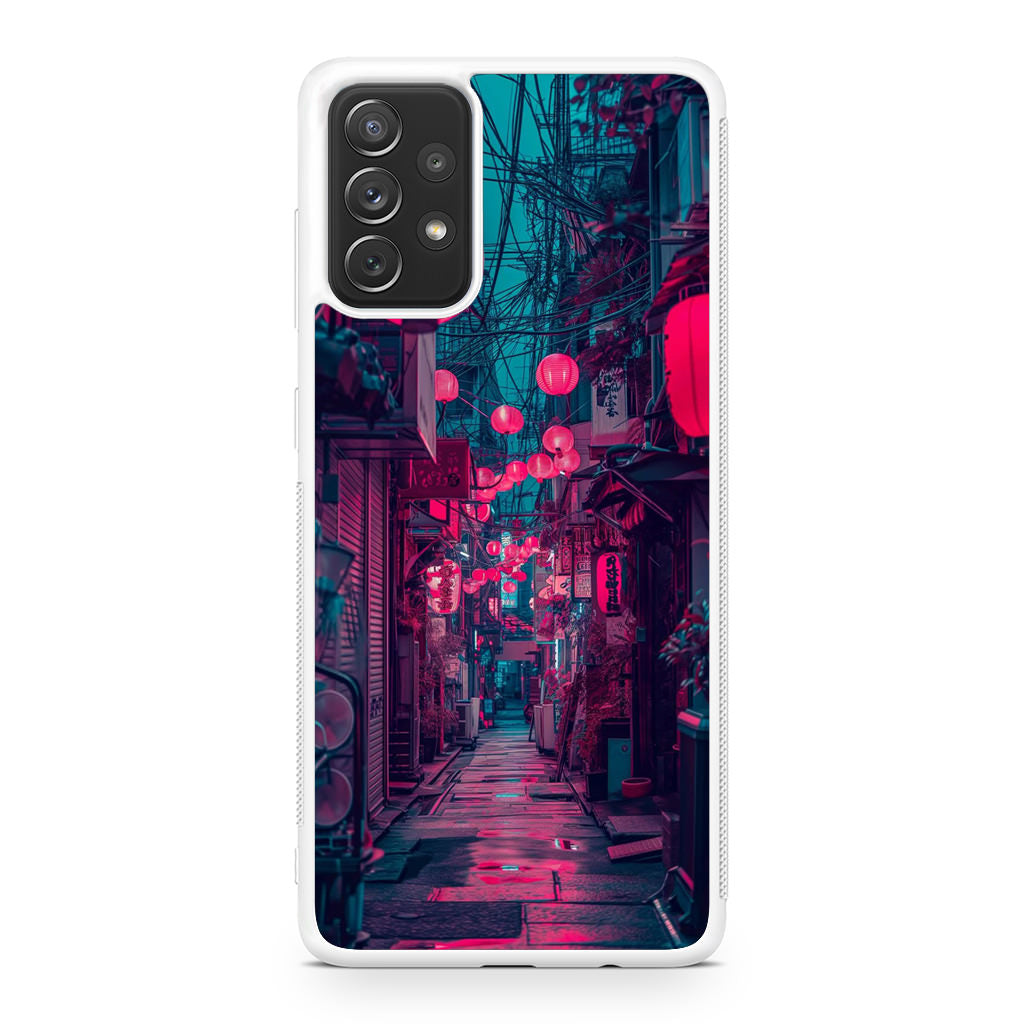 Neon Veins of the Night Market Galaxy A32 / A52 / A72 Case