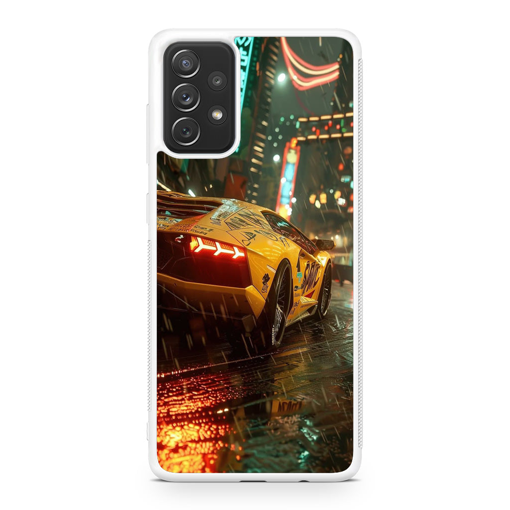 Night Drift Thunder Neon Streets Galaxy A23 5G Case
