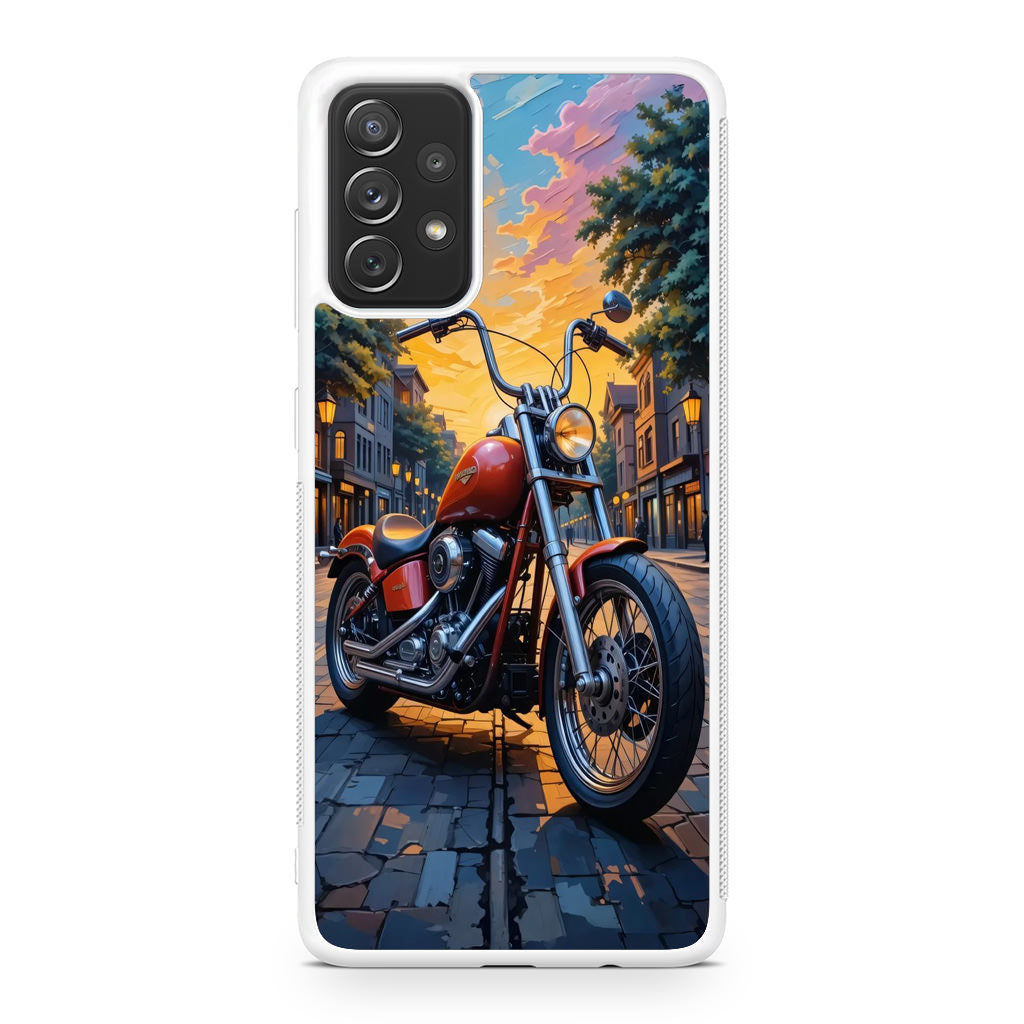Sunset Thunder Ride Into the Glow Galaxy A32 / A52 / A72 Case