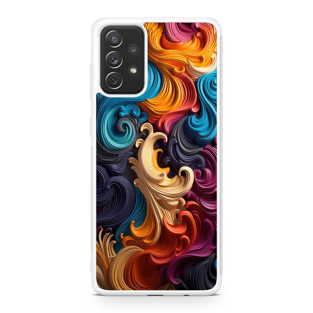 The Dance of Abstract Waves Galaxy A23 5G Case